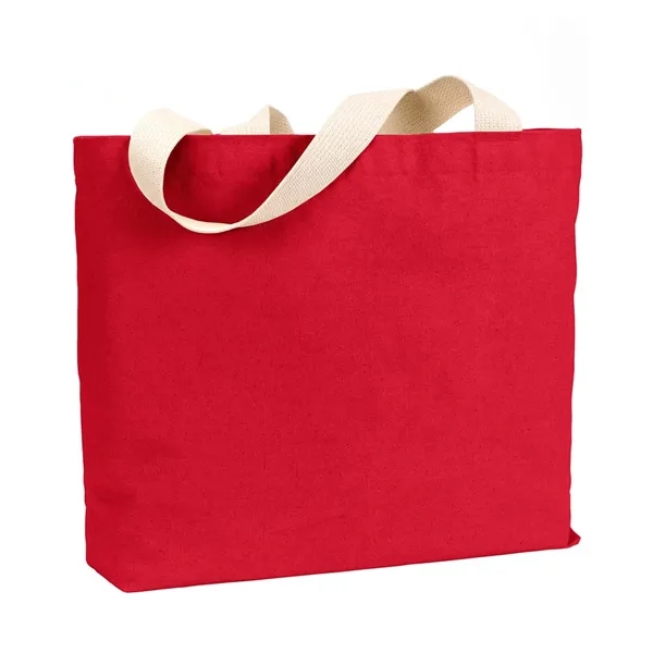 Bayside USA Made Cotton Canvas Jumbo Tote Bag... from ASI 84358 S&S Activewear