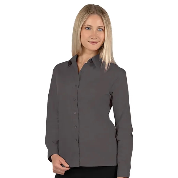 Blue Generation - Women's Pocketless Long Sleeve Poplin S...... from ASI 86018 Scrub Authority