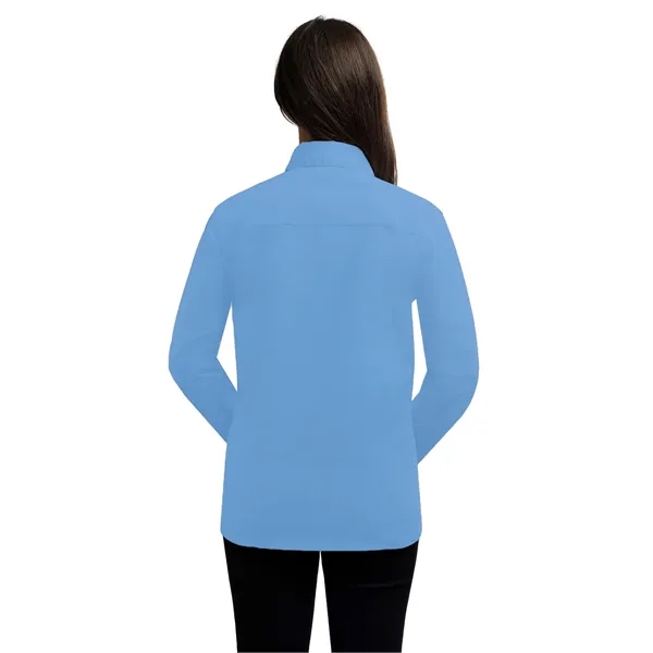 Blue Generation - Women's Pocketless Long Sleeve Poplin S...... from ASI 86018 Scrub Authority