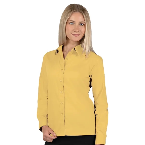 Blue Generation - Women's Pocketless Long Sleeve Poplin S...... from ASI 86018 Scrub Authority