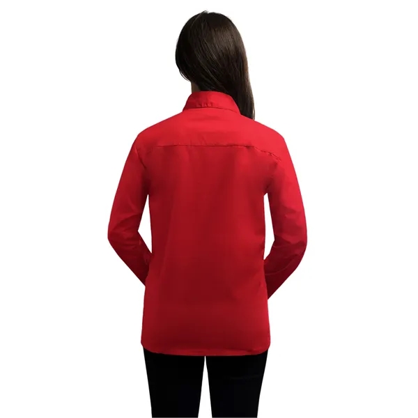 Blue Generation - Women's Pocketless Long Sleeve Poplin S...... from ASI 86018 Scrub Authority