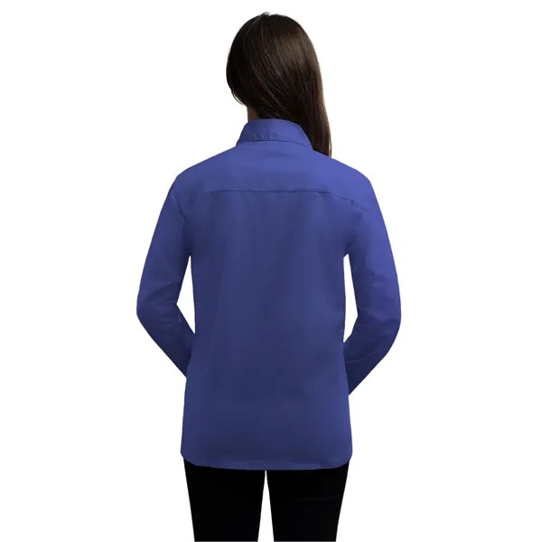 Blue Generation - Women's Pocketless Long Sleeve Poplin S...... from ASI 86018 Scrub Authority
