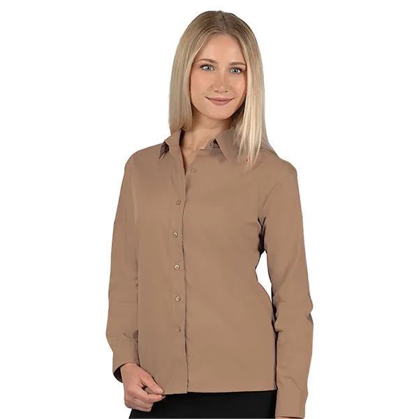 Blue Generation - Women's Pocketless Long Sleeve Poplin S...... from ASI 86018 Scrub Authority