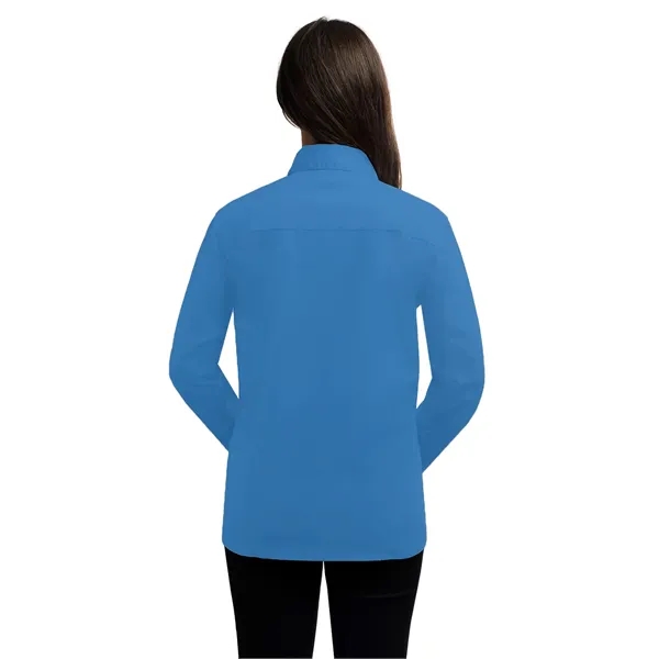 Blue Generation - Women's Pocketless Long Sleeve Poplin S...... from ASI 86018 Scrub Authority
