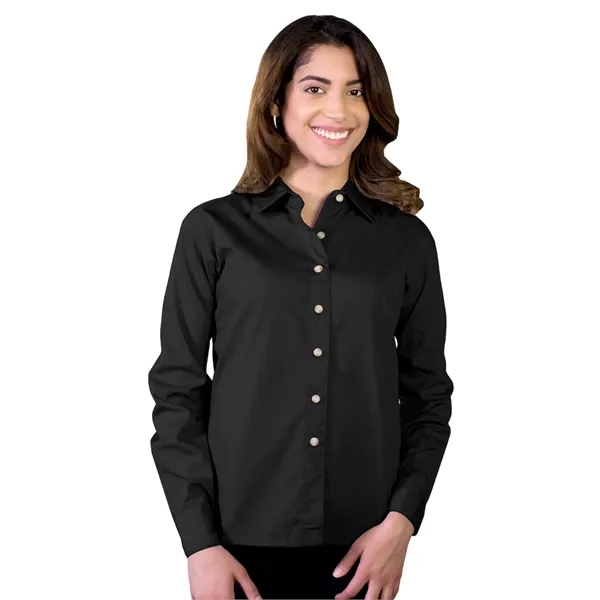Blue Generation - Women's Pocketless Long Sleeve Superble...... from ASI 86018 Scrub Authority