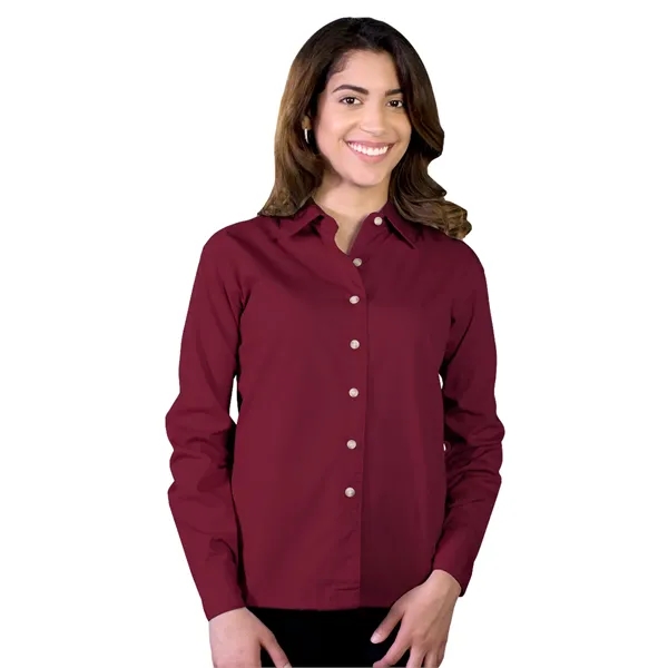 Blue Generation - Women's Pocketless Long Sleeve Superble...... from ASI 86018 Scrub Authority