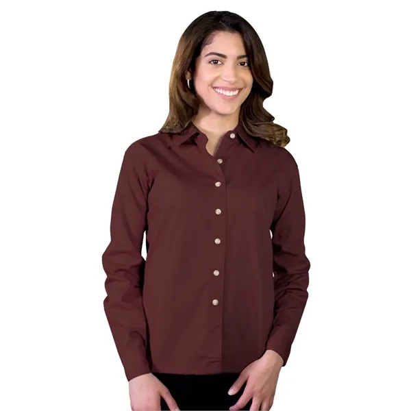 Blue Generation - Women's Pocketless Long Sleeve Superble...... from ASI 86018 Scrub Authority