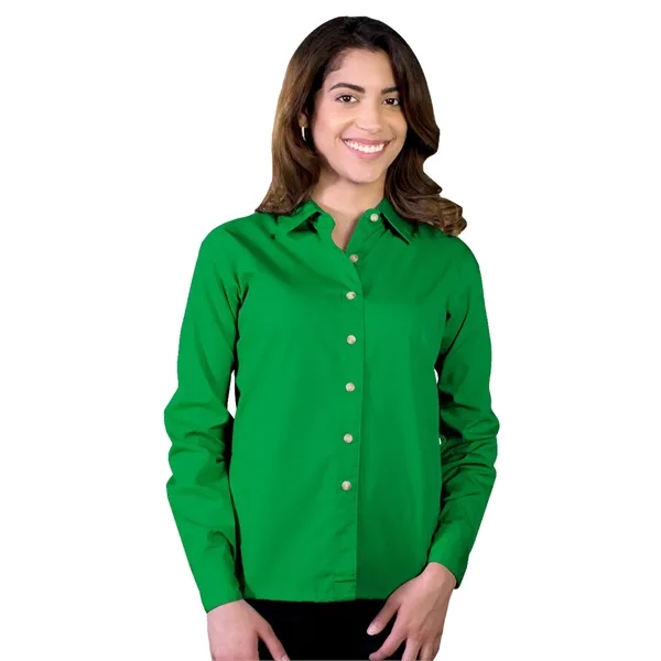 Blue Generation - Women's Pocketless Long Sleeve Superble...... from ASI 86018 Scrub Authority
