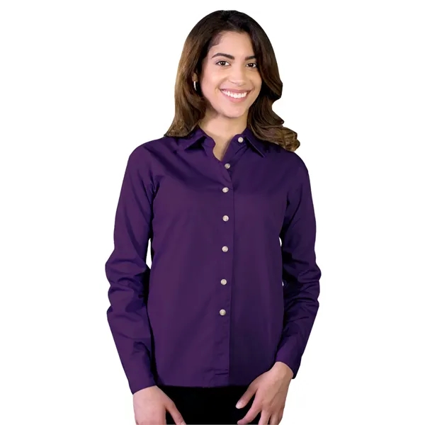 Blue Generation - Women's Pocketless Long Sleeve Superble...... from ASI 86018 Scrub Authority