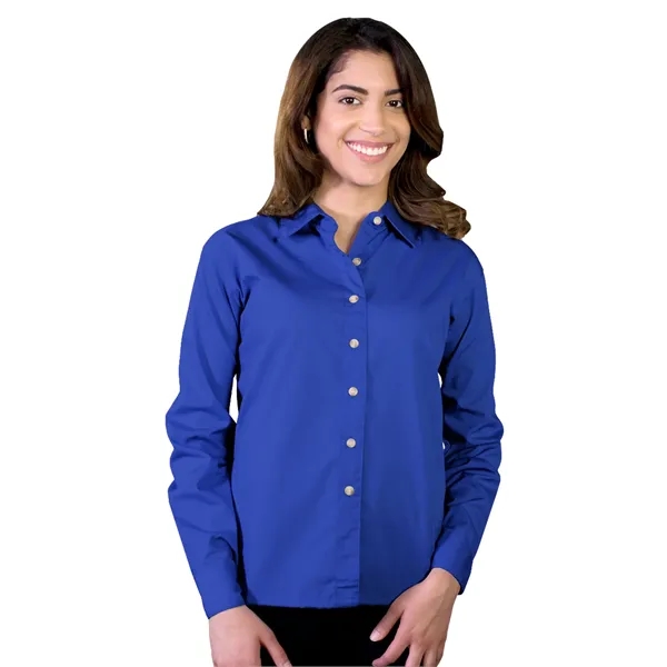 Blue Generation - Women's Pocketless Long Sleeve Superble...... from ASI 86018 Scrub Authority