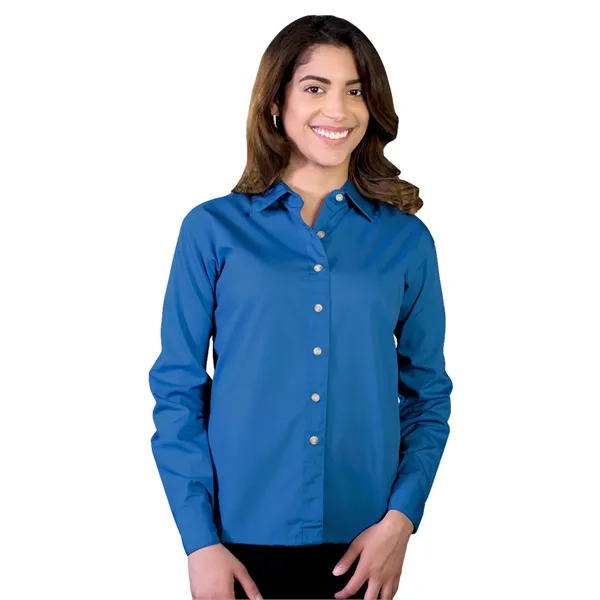 Blue Generation - Women's Pocketless Long Sleeve Superble...... from ASI 86018 Scrub Authority