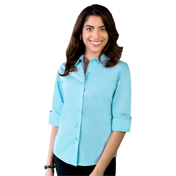 Blue Generation - Women's Pocketless 3/4-Sleeve Stretch P...... from ASI 86018 Scrub Authority