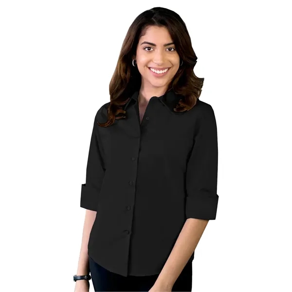 Blue Generation - Women's Pocketless 3/4-Sleeve Stretch P...... from ASI 86018 Scrub Authority