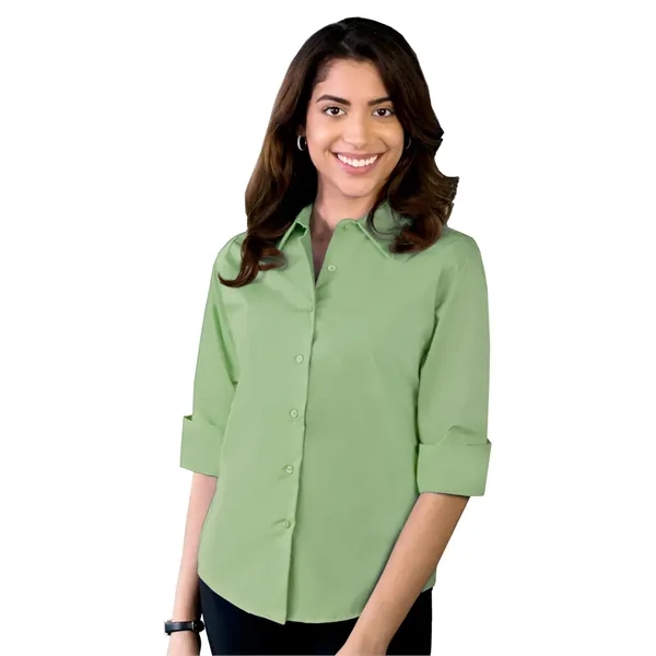 Blue Generation - Women's Pocketless 3/4-Sleeve Stretch P...... from ASI 86018 Scrub Authority