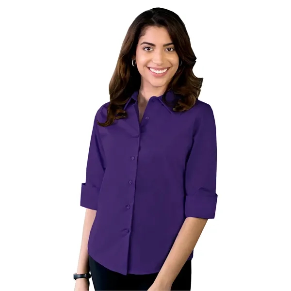 Blue Generation - Women's Pocketless 3/4-Sleeve Stretch P...... from ASI 86018 Scrub Authority