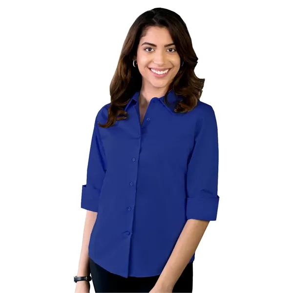 Blue Generation - Women's Pocketless 3/4-Sleeve Stretch P...... from ASI 86018 Scrub Authority