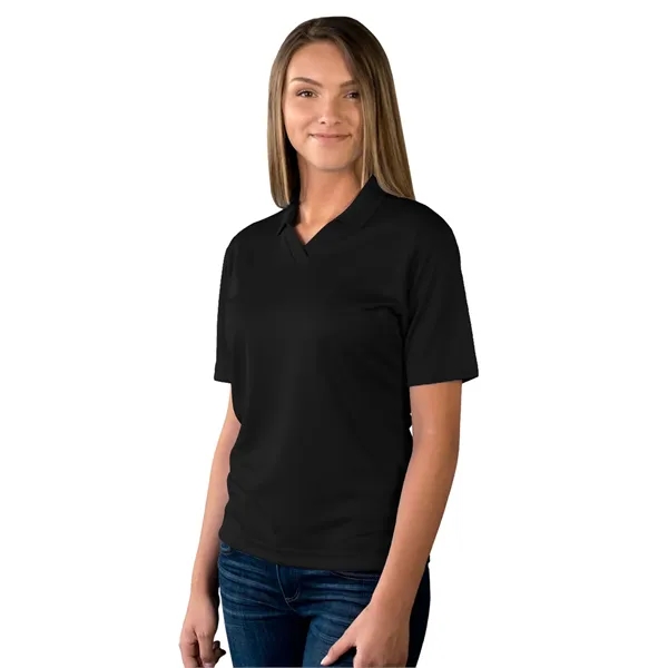 Blue Generation - Women's Pocketless Wicking V-Neck Polo... from ASI 86018 Scrub Authority