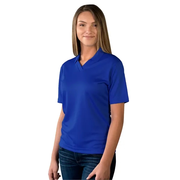 Blue Generation - Women's Pocketless Wicking V-Neck Polo... from ASI 86018 Scrub Authority