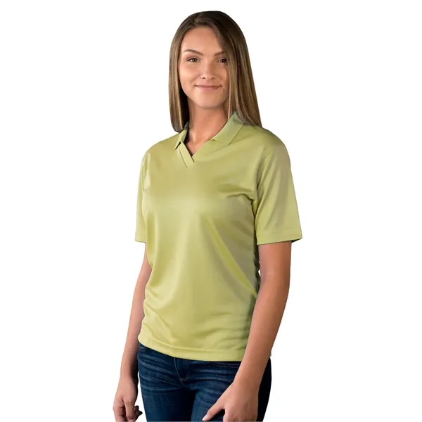 Blue Generation - Women's Pocketless Wicking V-Neck Polo... from ASI 86018 Scrub Authority
