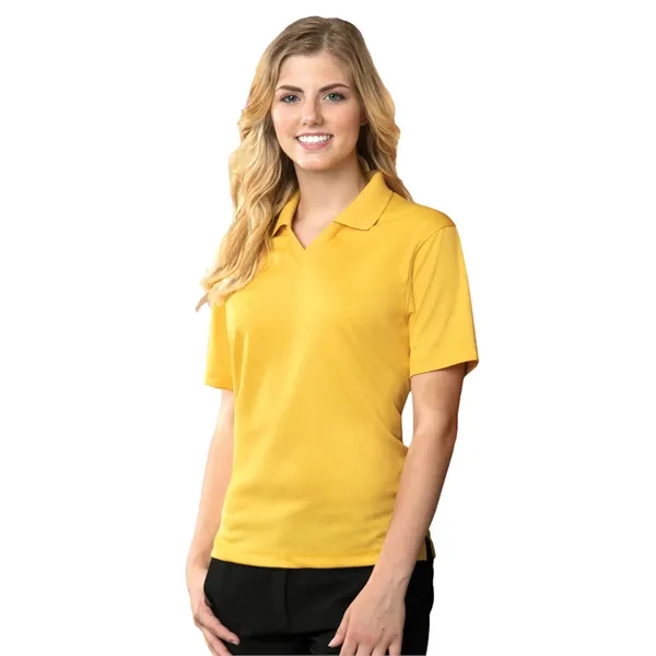 Blue Generation - Women's Pocketless Wicking V-Neck Polo... from ASI 86018 Scrub Authority