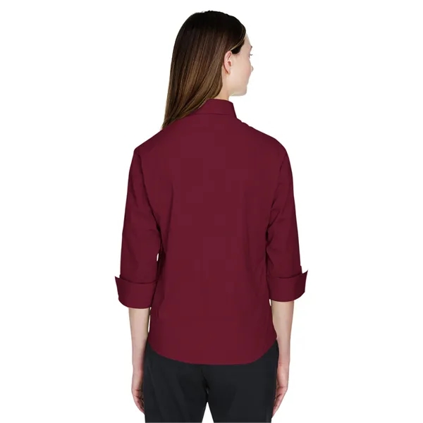 Blue Generation - Women's Pocketless 3/4-Sleeve Poplin Shirt... from ASI 86018 Scrub Authority