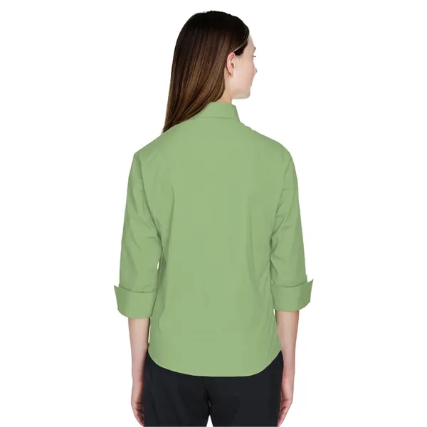 Blue Generation - Women's Pocketless 3/4-Sleeve Poplin Shirt... from ASI 86018 Scrub Authority