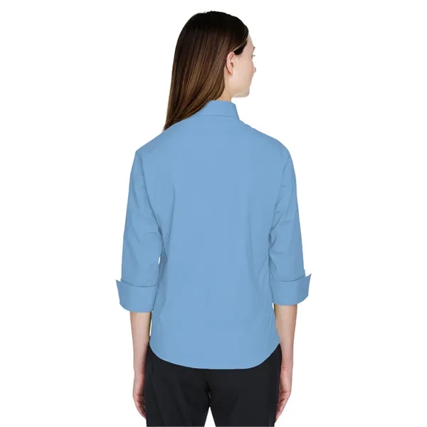 Blue Generation - Women's Pocketless 3/4-Sleeve Poplin Shirt... from ASI 86018 Scrub Authority