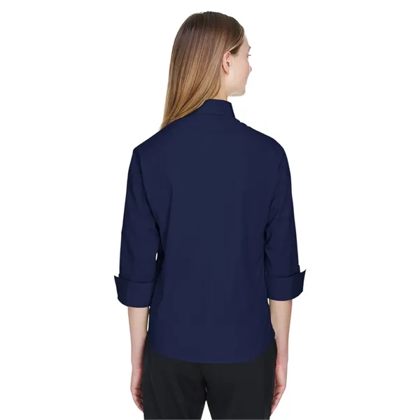Blue Generation - Women's Pocketless 3/4-Sleeve Poplin Shirt... from ASI 86018 Scrub Authority