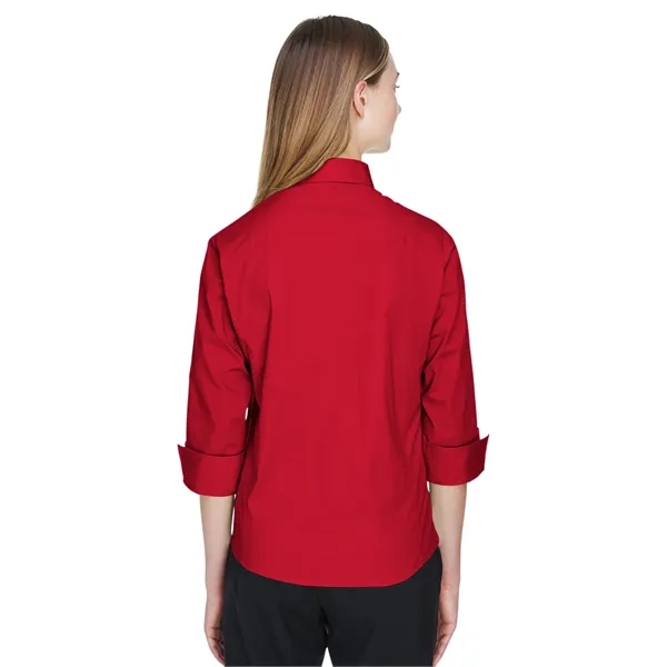 Blue Generation - Women's Pocketless 3/4-Sleeve Poplin Shirt... from ASI 86018 Scrub Authority