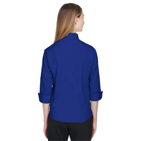 Blue Generation - Women's Pocketless 3/4-Sleeve Poplin Shirt... from ASI 86018 Scrub Authority