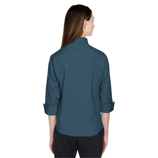 Blue Generation - Women's Pocketless 3/4-Sleeve Poplin Shirt... from ASI 86018 Scrub Authority