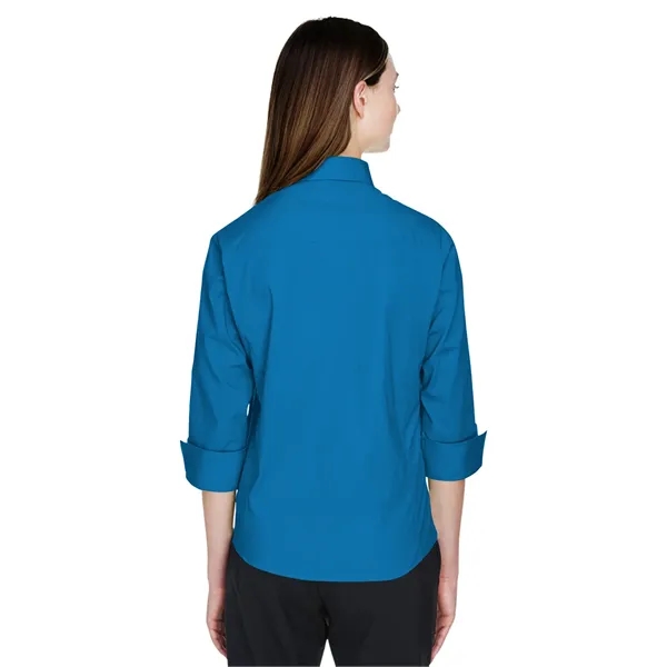 Blue Generation - Women's Pocketless 3/4-Sleeve Poplin Shirt... from ASI 86018 Scrub Authority