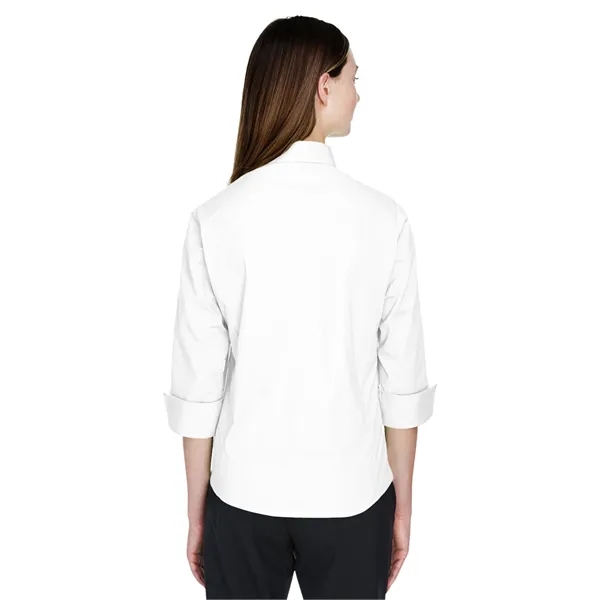 Blue Generation - Women's Pocketless 3/4-Sleeve Poplin Shirt... from ASI 86018 Scrub Authority