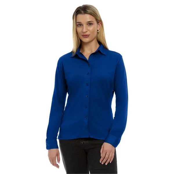 Blue Generation - Women's Pocketless Knit Stretch Woven S...... from ASI 86018 Scrub Authority