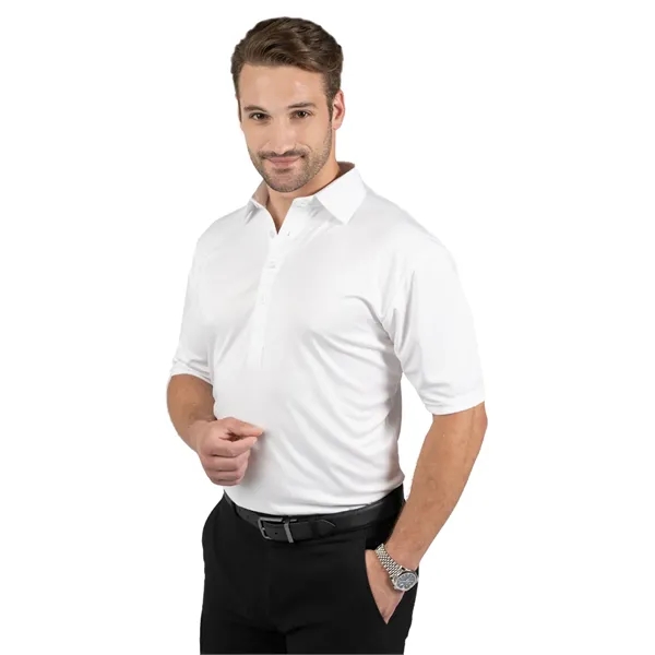 Blue Generation - Men's Pocketless Bonded Collar Dress Polo... from ASI 86018 Scrub Authority