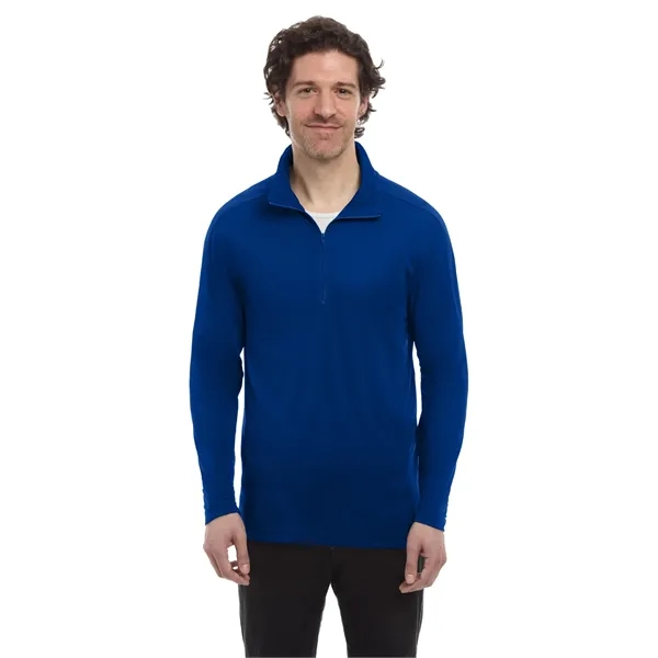 Blue Generation - Men's Pocketless 1/4-Zip Long Sleeve Pu...... from ASI 86018 Scrub Authority