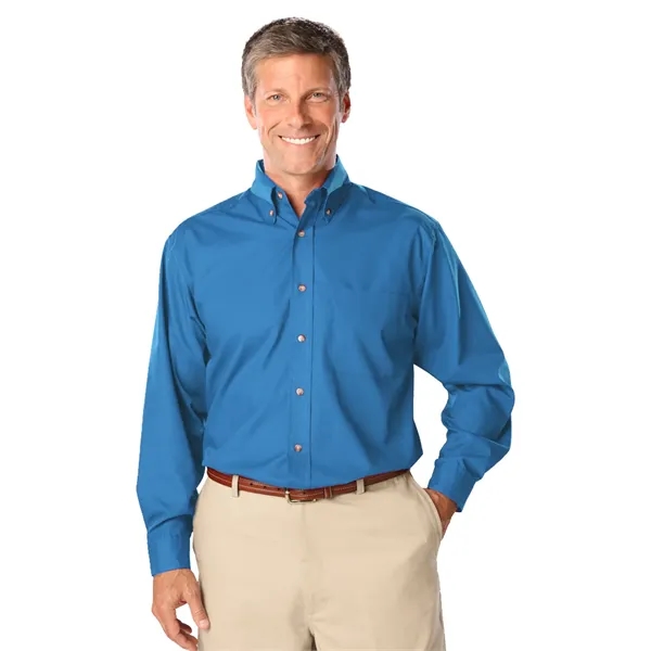 Blue Generation - Men's 1-Pocket Superblend Poplin Shirt... from ASI 86018 Scrub Authority