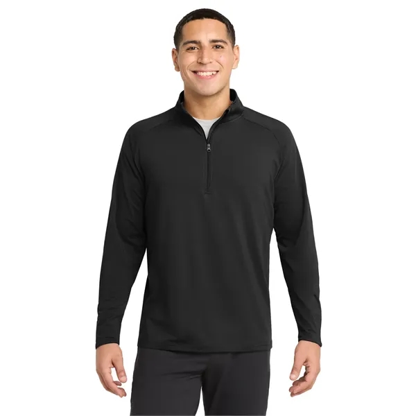 Sport-Tek Tall Sport-Wick Stretch 1/2-Zip Pullover.... from ASI 84863 SanMar