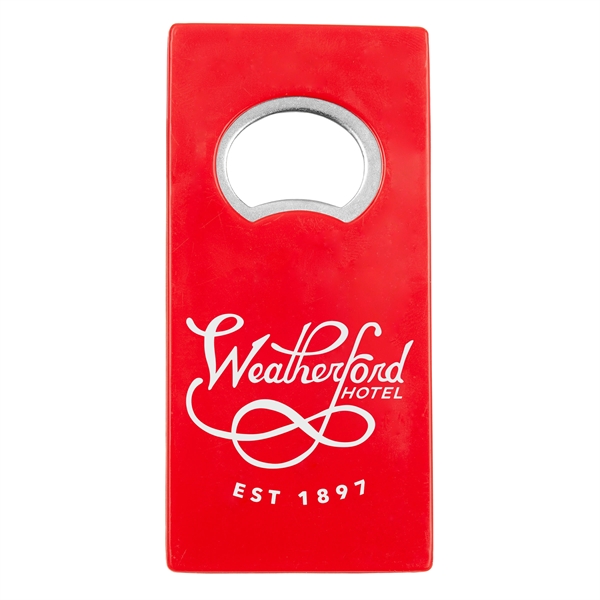 Rectangle Metal Bottle Opener with Magnet.... from ASI 43051 CPS / Keystone CPS CPS/Keystone