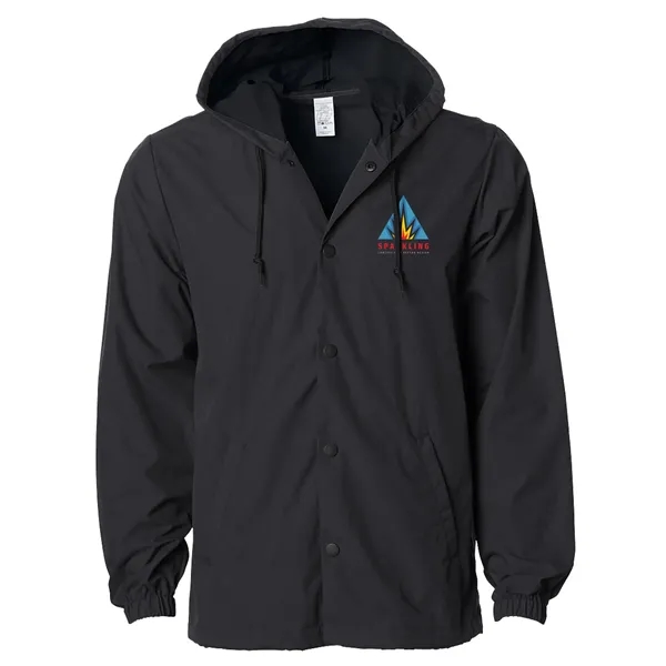 INDEPENDENT TRADING CO. WATER RESISTANT HOODED WINDBREAKER JACKET... from ASI 30208 A P Specialties / AP Specialties
