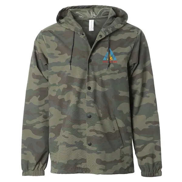 INDEPENDENT TRADING CO. WATER RESISTANT HOODED WINDBREAKER JACKET... from ASI 30208 A P Specialties / AP Specialties