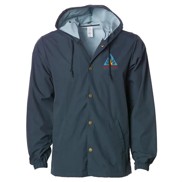 INDEPENDENT TRADING CO. WATER RESISTANT HOODED WINDBREAKER JACKET... from ASI 30208 A P Specialties / AP Specialties