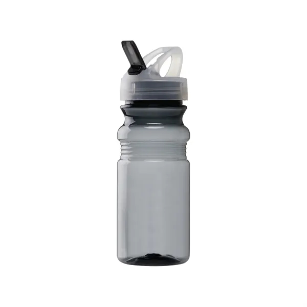 20-oz. PET plastic water bottle with flip spout lid. Made in... from ASI 57655 STOPNGO Line