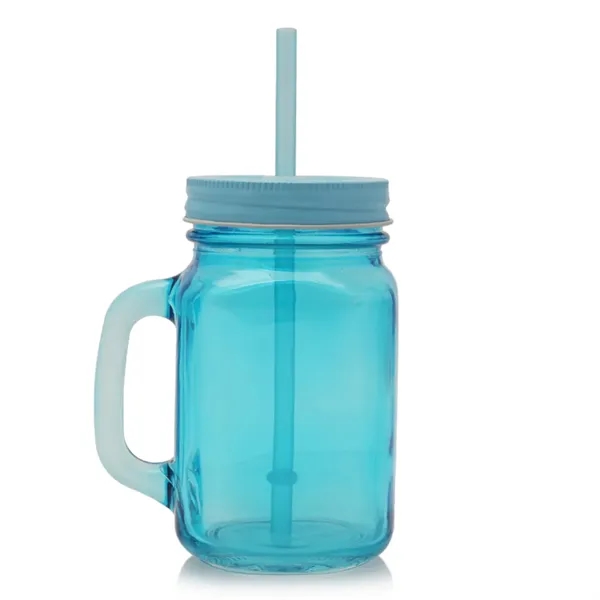 15 oz Colored Glass Mason Jar... from ASI 39552 BEL Promo