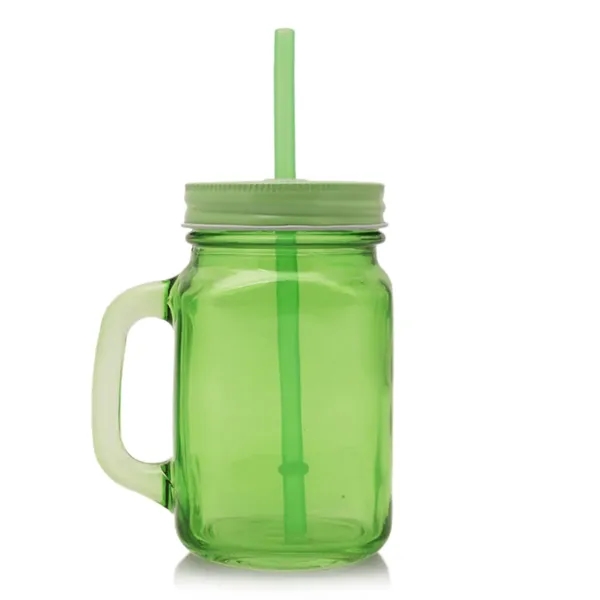 15 oz Colored Glass Mason Jar... from ASI 39552 BEL Promo