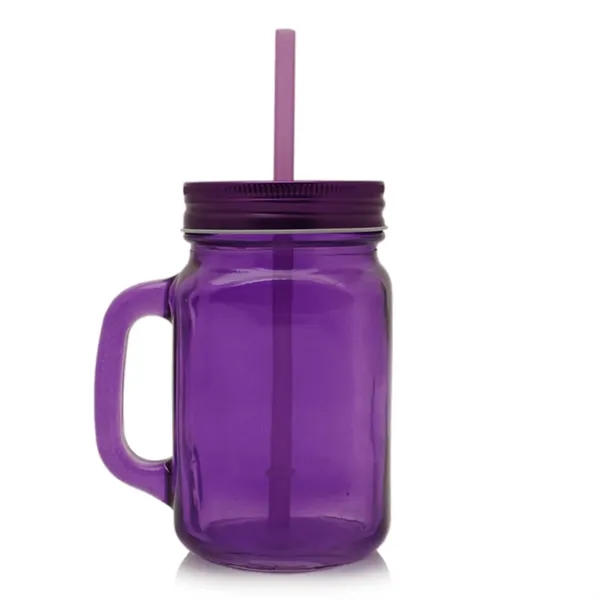 15 oz Colored Glass Mason Jar... from ASI 39552 BEL Promo