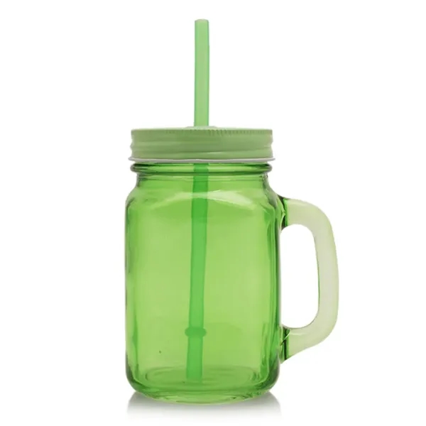 15 oz Colored Glass Mason Jar... from ASI 39552 BEL Promo
