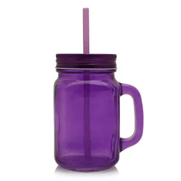 15 oz Colored Glass Mason Jar... from ASI 39552 BEL Promo