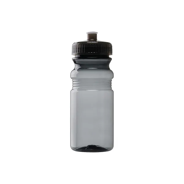 20-oz. PET plastic water bottle with push pull spout lid. Made... from ASI 57655 STOPNGO Line
