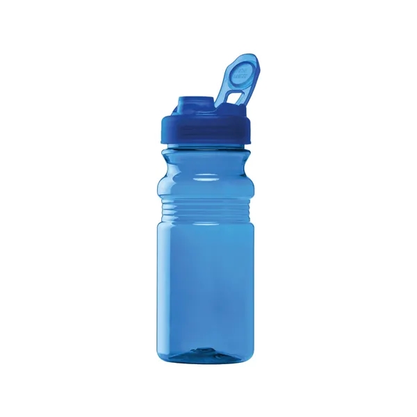 20-oz. PET plastic water bottle with flip lid. Made in USA... from ASI 57655 STOPNGO Line
